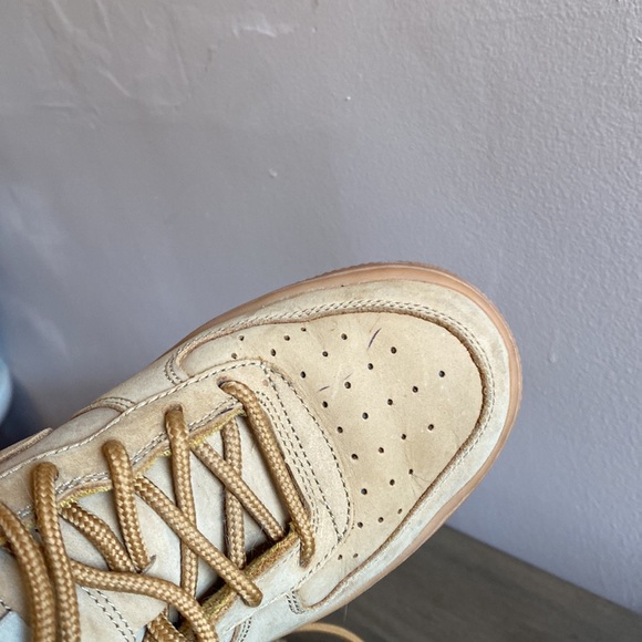 Wheat suede Nike Air Force 1s - Picture 5 of 5